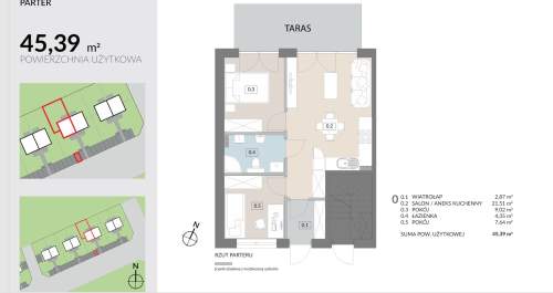 Parter 3 Pok Ogród Parking 8482,04 zł/m