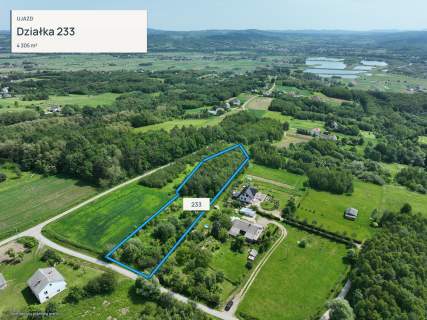 Działka z panoramą Pogórza