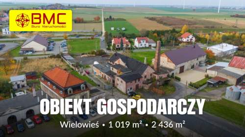 Obiekt Gospodarczy 1020m2 Wielowieś