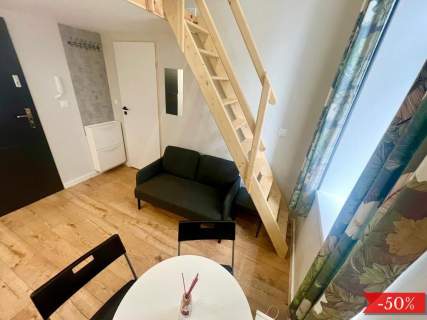 Studio z antresolą, pet-friendly - Małachowskiego