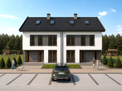 MIESZKANIE 57,84 M2, OGRÓD 140 M2, TRZYSTRONNA EKSPOZYCJA