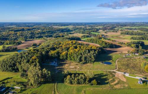 Działka 2650 m z rozpoczętą budową Częstocin