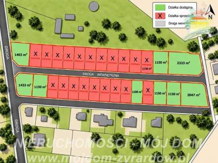 Mieszkaniowo - usługowe działki Radziejowice Parcel