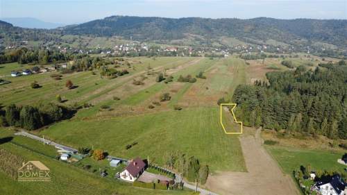 Działka rolna 1319 m Sopotnia Mała, Beskid Żywi