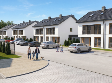 MIESZKANIE 57,84 M2, OGRÓD 140 M2, TRZYSTRONNA EKSPOZYCJA