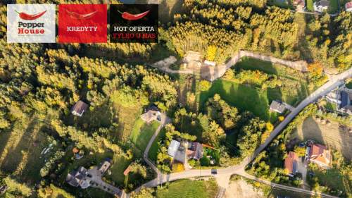 DZIAŁKA BUDOWLANA 1256 m POMLEWO MPZP
