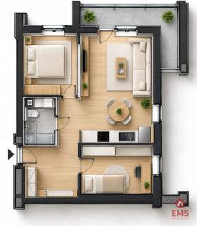 WYSOKI STANDARD 3 POKOJE DUŻY BALKON BEZ PCC
