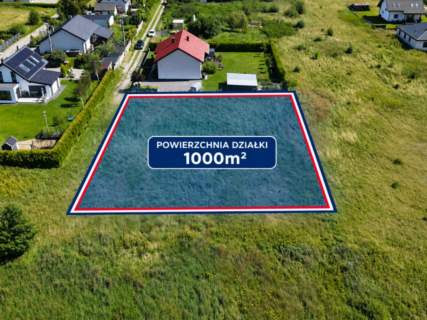 Działka budowlana 1000 m 5 km od morza