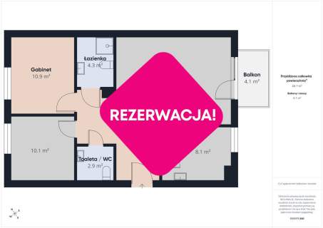Mieszkanie 3 pokoje Miłosza Piecki-Migowo
