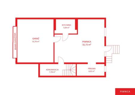 Dom z dwoma oddzielnymi mieszkaniami w Redzie