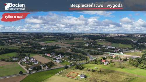 Płaska Działka Budowlana -Lniska