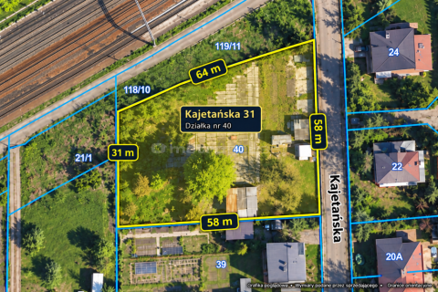 Działka na sprzedaż, 2554 m2, Warszawa