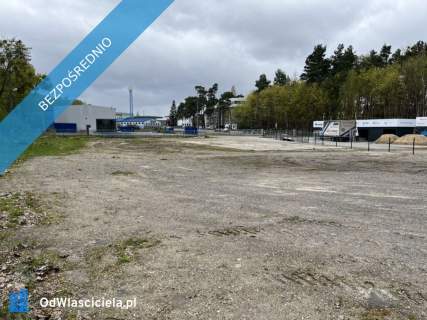 Plac 6500 mkw składowy handlowy parking Straszyn Obwodnica Gdańsk