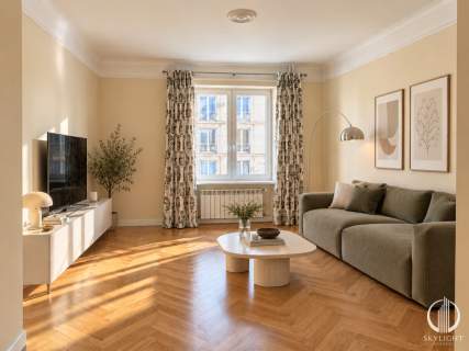 3 pokoje Plac Zbawiciela Parking Balkon