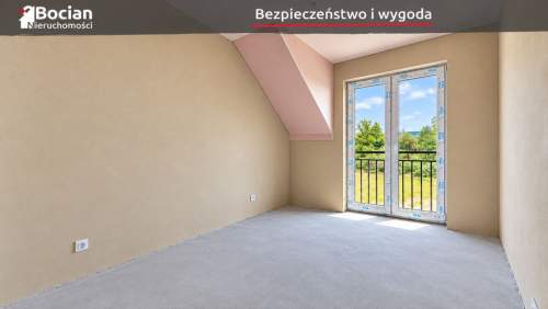 Funkcjonalny, słoneczny bliźniak z dużym ogrodem