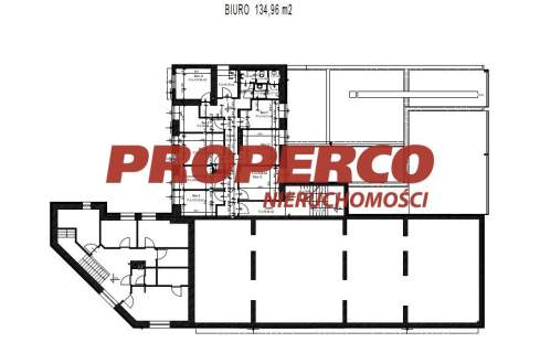Lokal biurowy 263 m2, biurowiec klasy A, Bielany