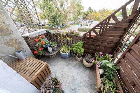 Wyjątkowe klimatyczne balkon kamienica Jeżyce