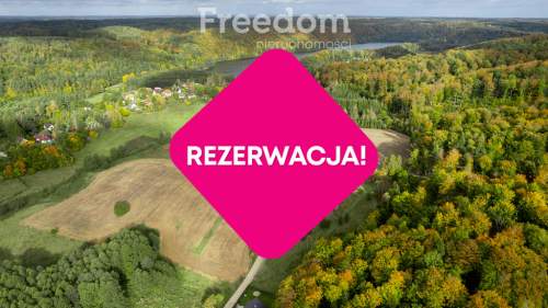 Działka przy lesie   sasiedztwo dwóch jezior 