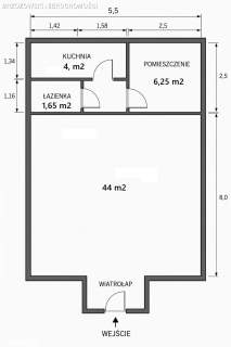 Tarchomin, 66 m2, usługowy, handlowy
