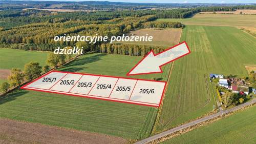 Działka budowlana na wsi ok. 60 km od morza i Miel