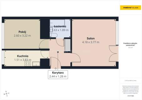 38,5 m2-świetny układ Chorzów - ul. Św. Kingi