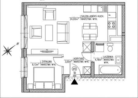 Metro Młociny 800m 2017r garaż ostatnie piętro
