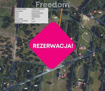 Stare Budy Radziejowskie- działka z prądem.