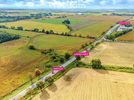Działka inwestycyjna 2,31 ha Wilczkowice E8