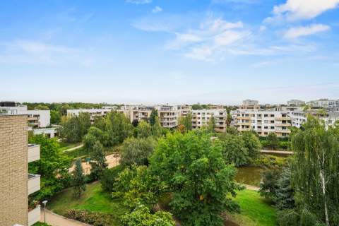 MARINA MOKOTÓW, widok na staw i park, garaż w cenie, 0% prowizji