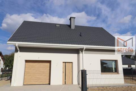 Dom Nr 5 Wolnostojący z garażem w bryle