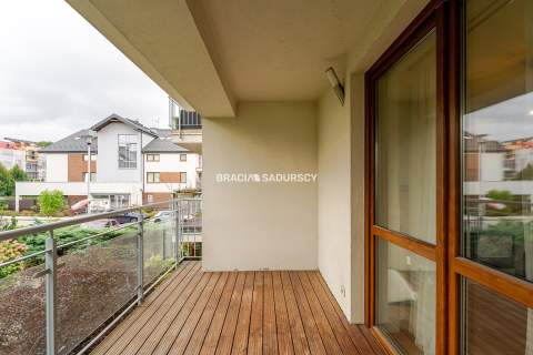 Sosnowiecka 2 pok. zielony widok z balkonu