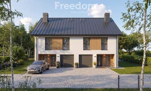 Nowoczesny dom 129,7 m2 Mroków z garażem