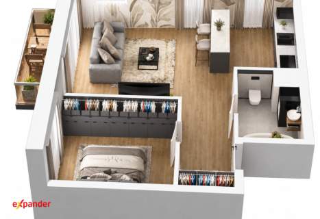 Nowe 2 Pok 46,45 m BALKON Naramowice 0% Prowizji BEZ PCC