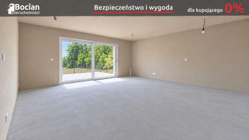 Funkcjonalny, słoneczny bliźniak z dużym ogrodem 