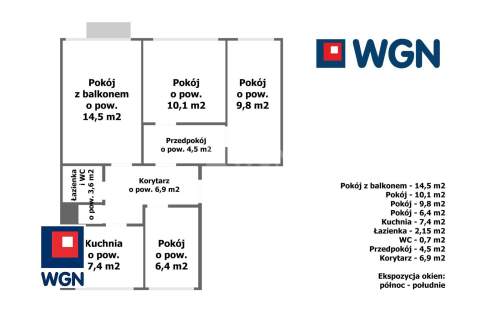Mieszkanie na sprzedaż, 62,2 m2, Lublin