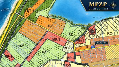 Kopań gm. Darłowo 1199 m MPZP pod dom usługi turystyczne 1 k
