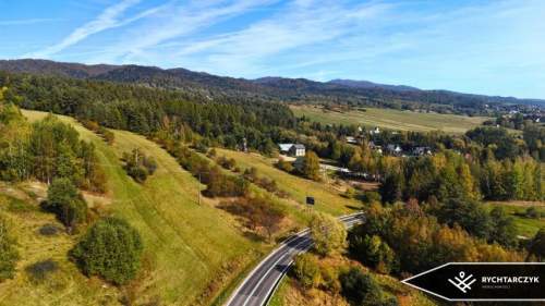 DZIAŁKA Z WIDOKIEM NA TATRY, GORCE I JEZIORO CZORSZTYŃSKIE, MANIOWY