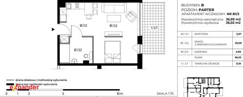 Wykończone i umeblowane 2 pokoje z ogródkiem, jacuzzi, 2x sauna