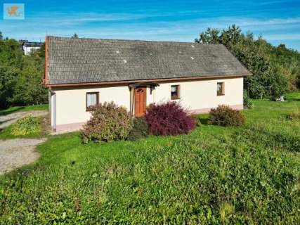 Duża działka z domem Czarny Potok 8700 m2, sad i potok