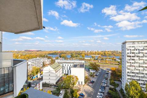 Widok na Wisłę 14. piętro Górnośląska 38 m2