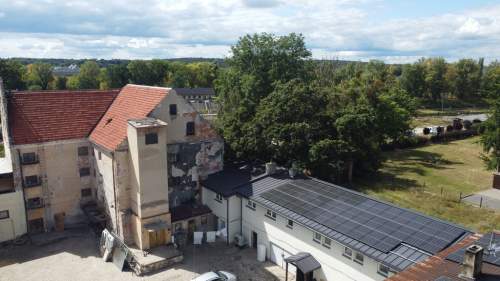 Kompleks budynków przy ul. 6 Sierpnia w Puławach..