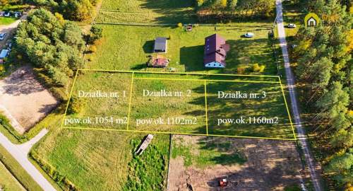 OKAZJA 3 ATRAKCYJNE DZIAŁKI PRZY LESIE- STASZÓW