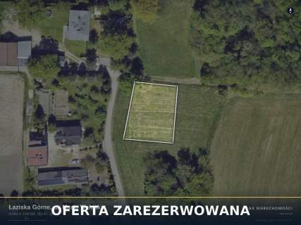 Działka 855 m Łaziska Średnie