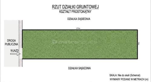 Na sprzedaż, działka rolna o powierzchni 3 100 m
