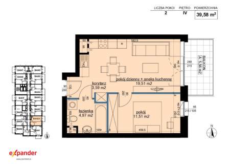 Gotowe do odbioru 2 pokoje balkon - Winogrady