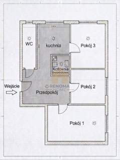 3 pokoje/piwnica/garaż
