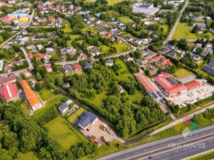 Działka inwestycyjna, S7, MPZP, media 3484 m2