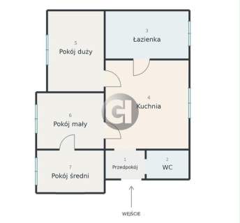 3-pokje do remontu ścisłe centrum Gorzowa