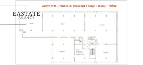 Magazyn 700 m2 parking biura