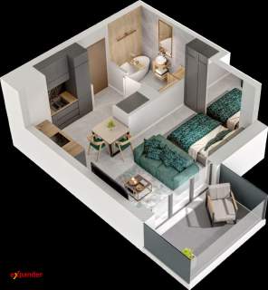 Nowa Kawalerka / Nowoczesna inwestycja/Balkon